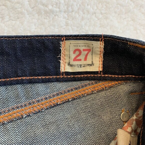 Imagine LA ISKO Y2K Bootcut Denim Jeans Unique Bird Pockets 27x34 RARE NWT - Picture 8 of 11